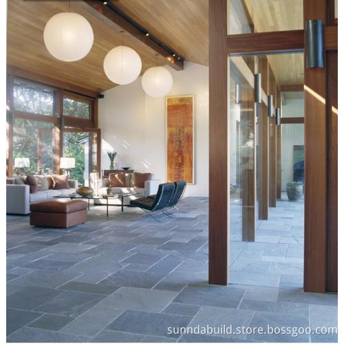 high quality and wear-resistant outdoor patio gray slate series gres porcelain flooring tiles